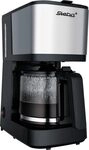 Steba Filterkaffeemaschine mit Glaskanne für ca. 10 Tassen à 125 ml, Wassertank mit Steba Filterkaffeemaschine mit Glaskanne für ca. 10 Tassen à 125 ml, Wassertank mit