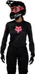 Fox Racing Wmns Blackout Jersey Windbreaker Damen, Schwarz, XL