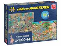 Jan van Haasteren Jumbo Spiele Jan van Haasteren Musik-Shop & Urlaubsfieber 2X...