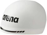 ARENA Unisex Jugend Soft Badekappe 3D, Wei&szlig;, XL EU