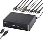 StarTech.com 2-Port USB C KVM Switch, KVM Umschalter mit 4K 60Hz DisplayPort UHD HDR