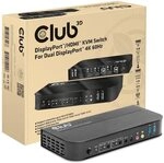 Club3D CSV-7210 DisplayPort&trade;/HDMI&trade; KVM Switch auf Dual DisplayPort&trade; 4K 60Hz