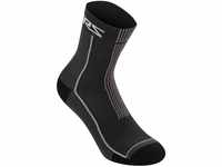 Alpinestars Unisex Sommer 15 Socken, schwarz, Medium