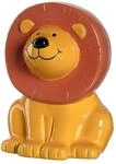 LEONARDO HOME Bambini L&ouml;we Spardose, Keramik Sparschwein mit Schl&uuml;ssel, Geschenk
