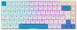 Sharkoon Skiller SGK50 S3 PBT Wei&szlig;, RGB Gaming Keyboard, 75% Layout