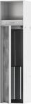 hansgrohe XtraStoris Rock Toilettenb&uuml;rstenhalter mit Papierhalter, Einbau,