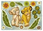 Komar Disney Deco-Sticker SIMBA AND NALA | 50 x 70 cm | Wandtattoo, Wandaufkleber,