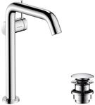hansgrohe Tecturis S Fine - Waschtischarmatur mit Push-Open Ablauf,...
