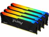 Kingston FURY Beast RGB 64GB 3600MT/s DDR4 CL18 DIMM (Kit mit 4) PC...