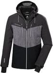 killtec Herren Skijacke/Funktionsjacke mit abzippbarer Kapuze und Schneefang KSW 45
