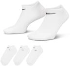 Nike Unisex Hverdag letv&aelig;gts uden (3 par) No show Trainingssocken 3 Paar , Wei&szlig; /