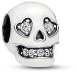 PANDORA Glow-in-the-dark Funkelnder Totenkopf Charm 792811C01 Anh&auml;nger