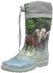 Beck M&auml;dchen Pferde Gummistiefel, Mehrfarbig, 32 EU