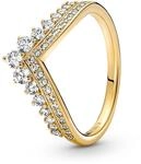 PANDORA SHINE Ring Timeless "Prinzessinnen W&uuml;nsche" 14k gelbvergoldet, Zirkonia