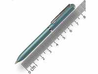 Online Miniatur Dreh-Kugelschreiber Turquoise mit Metallclip, D1-Standardmine 