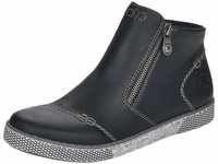 Rieker Damen L1260 Mode-Stiefel, schwarz, 40 EU