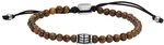 Fossil Armband F&uuml;r M&auml;nner, L&auml;nge: 250mm, Breite: 4mm Silbernes Edelstahlarmband,