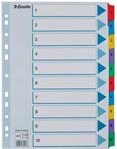 Esselte Register f&uuml;r A4, Deckblatt und 10 Trennbl&auml;tter, Taben mit...