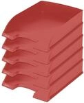 Leitz Briefablage A4, 5er Pack, stapelbare Ablagef&auml;cher, Blauer Engel,