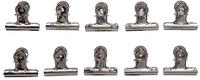 MAUL Papierklemmer MAULstandard aus Metall (10 St&uuml;ck), Klemmer mit breitem