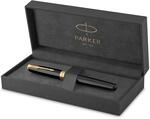 Parker Sonnet F&uuml;ller | Schwarze Lackierung mit Goldzierteilen |...