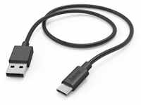 Hama Ladekabel USB A auf USB C, 1m (Schnellladung, Handy Ladekabel, Datenkabel,...