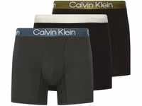 Calvin Klein Herren 3er Pack Boxer Briefs Stretch, Mehrfarbig (B- Vaprs Gry,...