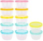 Badabulle Badabowls Aufbewahrungsbeh&auml;lter f&uuml;r Babybrei - 12er Set, 250ml