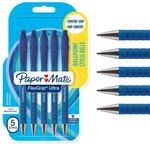 Paper Mate Flexgrip Ultra-Druckkugelschreiber | mittlere Spitze (1,0 mm) | blaue