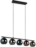 Reality Leuchten Pendelleuchte Sheldon R31305017, Metall Schwarz matt, Metall...