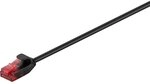 Goobay 93730 Cat 6 Patchkabel, Lan Kabel, 250Mhz, U/UTP Kabel, Vergoldete