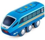 Hape Ferngesteuerter Zug Eisenbahnwelt - Blau, Spielzeug Zug kompatibel