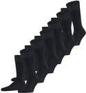FALKE Herren Socken Happy Multipack M So Baumwolle einfarbig 6 Paar, Blau Dark Navy