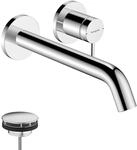 hansgrohe Tecturis S - Waschtischarmatur Unterputz f&uuml;r Wandmontage, Wasserhahn Bad