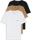 BOSS Herren Tshirt RN 3P Classic Dreierpack T-Shirts aus Baumwolle mit...