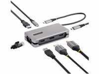 StarTech.com USB-C Multiport Adapter - 4K 60Hz USB C HDMI/DisplayPort Adapter -...