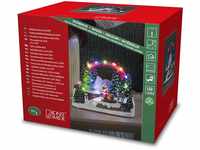Konstsmide 4244-000 Weihnachtsmann mit Kind Mehrfarbig LED Bunt mit Schalter,...
