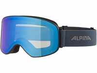ALPINA SLOPE Q-LITE - Verspiegelte, Kontrastverstärkende OTG Skibrille Mit 100%