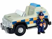 Simba - Feuerwehrmann Sam – Mini 4 x 4 Polizei – Fahrzeug 17 cm – Figur...