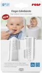 reer 79249 Finger-Zahnb&uuml;rste Silikon 2 St&uuml;ck, Baby-Zahnb&uuml;rste aus Silikon,