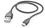 Hama Ladekabel, USB-A - Micro-USB, 1,5 m, Schwarz
