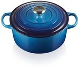 Le Creuset Signature Gusseisen-Br&auml;ter mit Deckel, &Oslash; 24 cm, Rund, F&uuml;r alle
