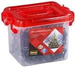 Idena 31816 - LED Lichterkette mit 240 LEDs in Warmwei&szlig;, mit transparenter