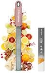 Microplane Zester K&uuml;chenreibe in Altrosa f&uuml;r Zitrusfr&uuml;chte, Parmesan, Ingwer,