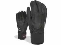 LEVEL Herren Off Piste Leather Handschuhe, Black, XXL