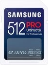 Samsung PRO Ultimate SD-Karte, 512 GB, UHS-I U3, Full HD & 4K UHD, 200 MB/s Lesen, Samsung PRO Ultimate SD-Karte, 512 GB, UHS-I U3, Full HD & 4K UHD, 200 MB/s Lesen,