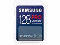 Samsung PRO Ultimate SD-Karte, 128 GB, UHS-I U3, Full HD & 4K UHD, 200 MB/s...