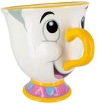 Die Sch&ouml;ne und das Biest Chip-Tasse - Offiziell lizenziert, handbemalt, Disney