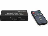 FeinTech VSW03102 HDMI Switch 3x1 Automatische Umschaltung 4K 60Hz HDR CEC...