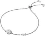 Michael Kors MKC1206AN040 Damen Armband Silber 925 Silber wei&szlig; Zirkonia 20 cm